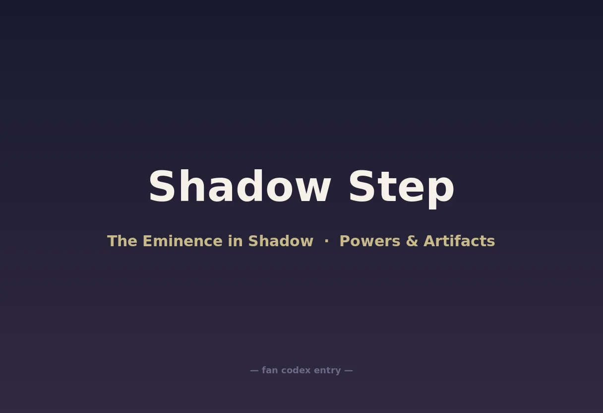 Shadow Step